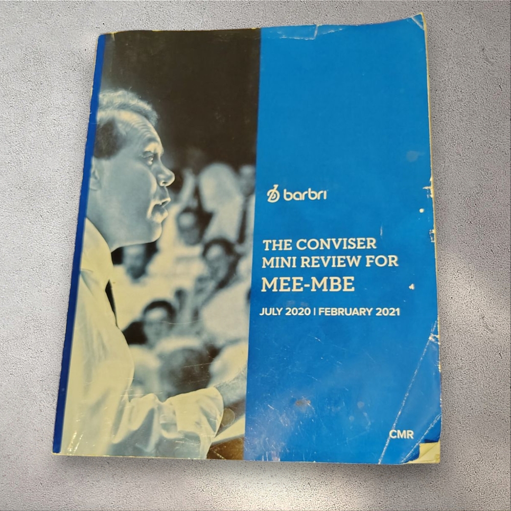 Barbri Blue Mini Review Book for MEE-MBE
